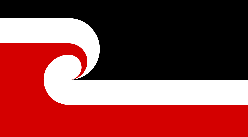 Designed in 1990 and adopted in 2009, this flag features a koru — a symbol of a curling fern frond representing eternal growth.