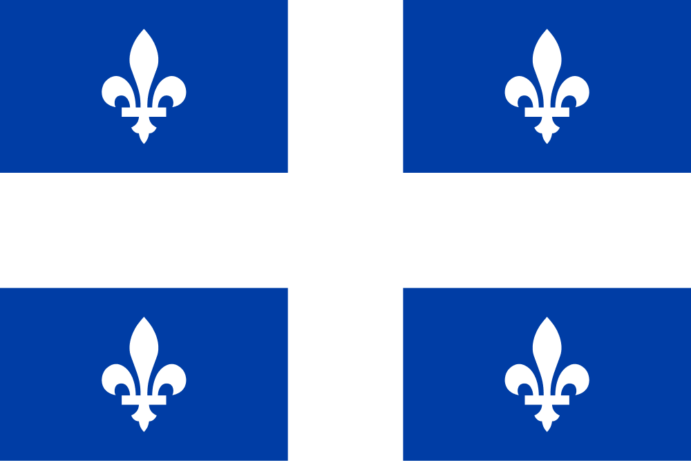 This flag features the fleur-de-lis, a symbol that was also on the pre-revolutionary national flags of France.